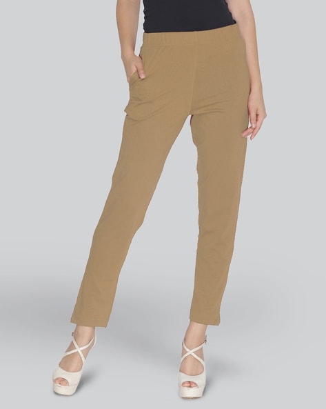 Buy Beige Leggings for Women by LYRA Online