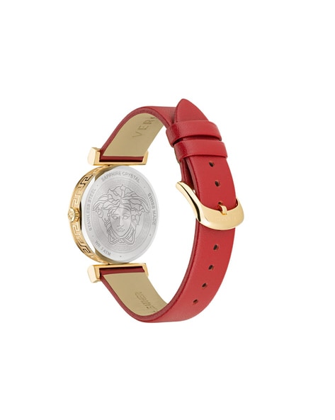 Red versace watch hot sale