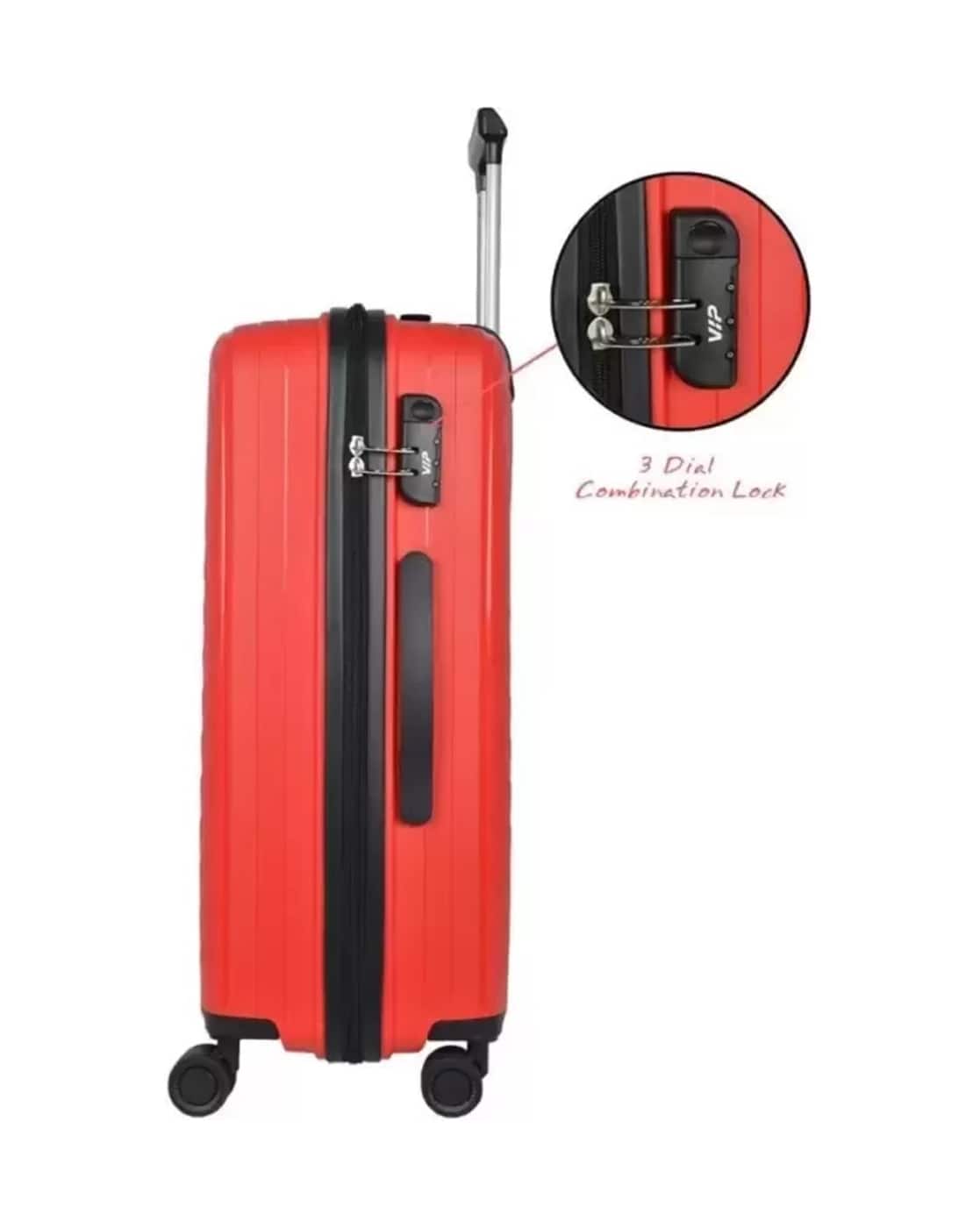 Lock Vip Sutkes Quad Vip Suitcase Set Buy Red Luggage Trolley Bags