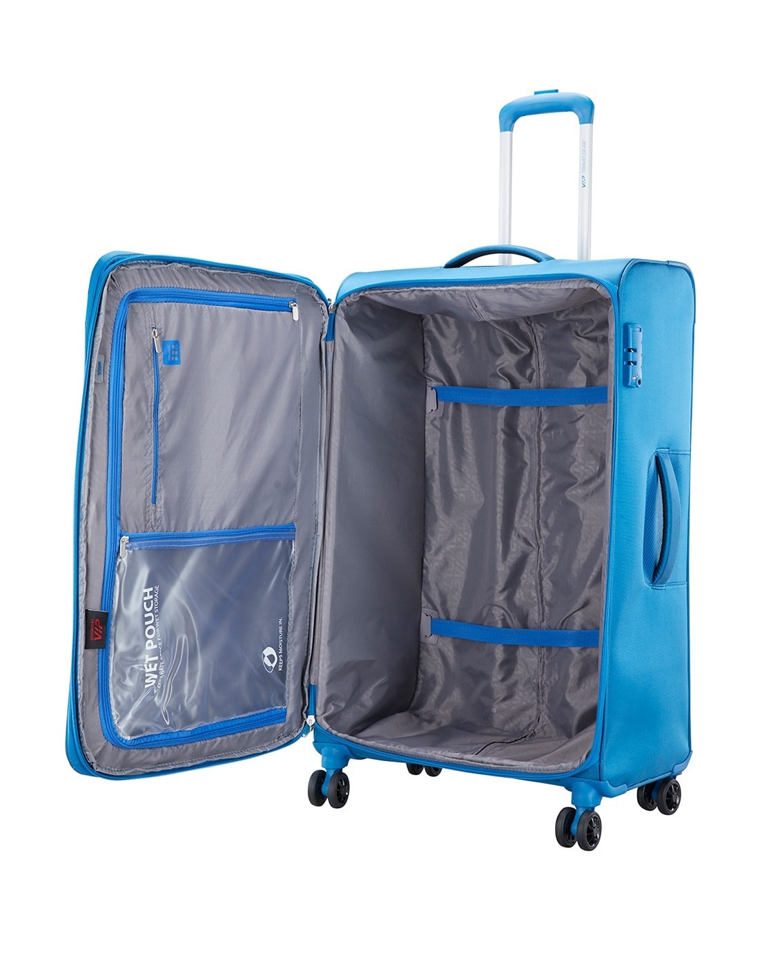 VIP Polycarbonate 65 cm Hard Trolley Bag (204105069_Turquoise) : Amazon.in:  Fashion