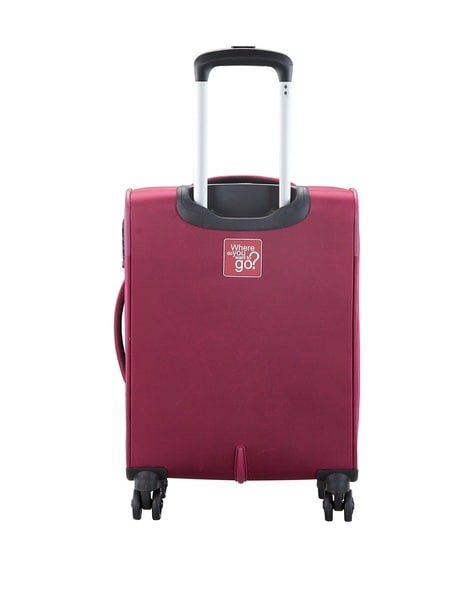 VIP Hard Trolley Bag Medium Size  8 Wheel Polyester Luggage Bag