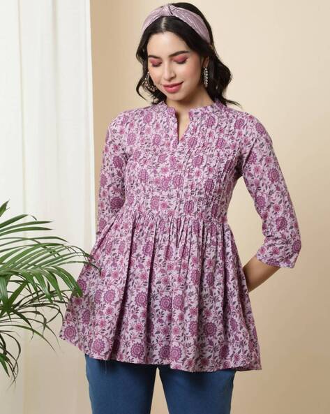 Women Printed Relaxed Fit Tunic 