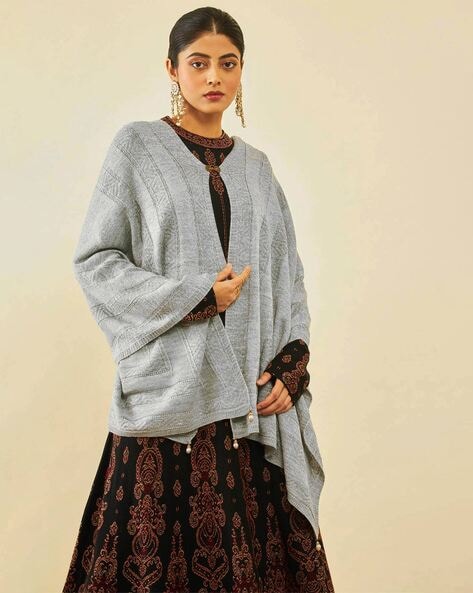 Women Knitted Shawl Price in India
