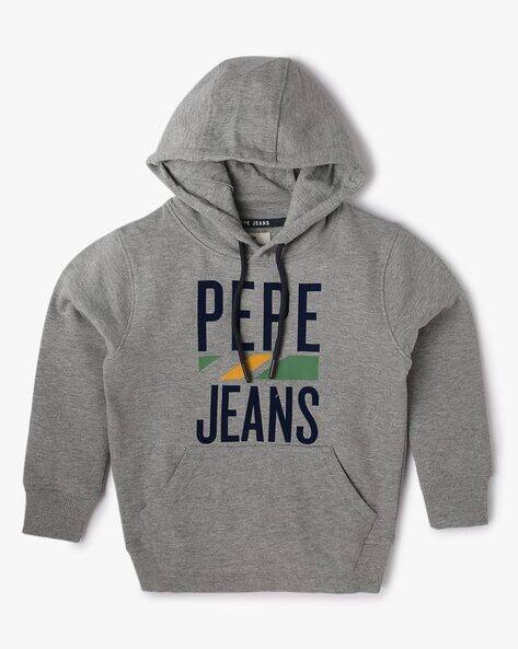 Boys Printed Regular Fit Hoodie - Main Image