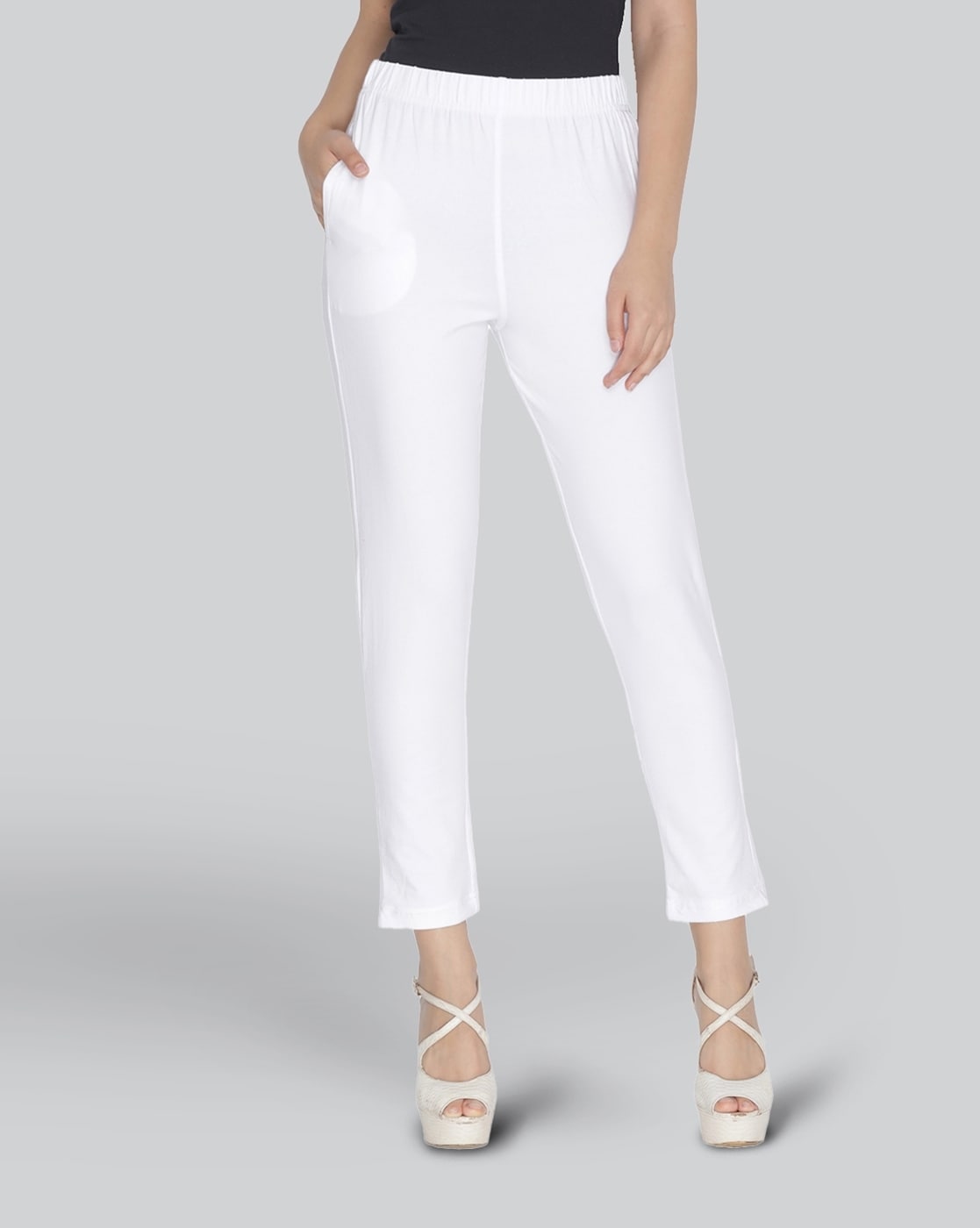 Buy White Leggings for Women by LYRA Online