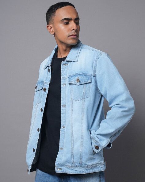 Denim jacket for man online