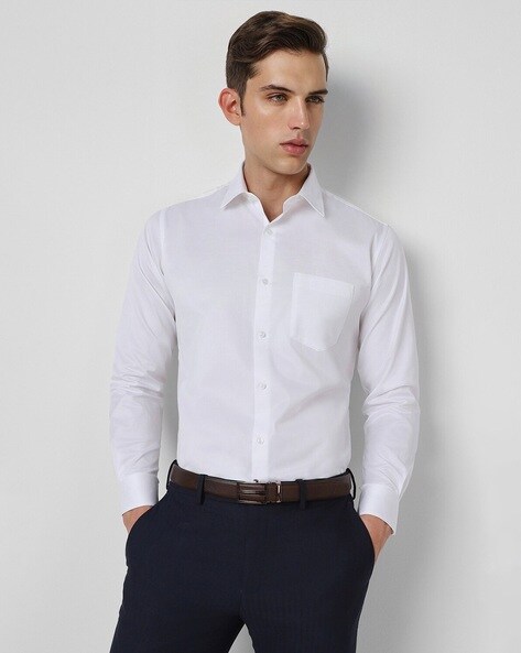 van heusen shirts white