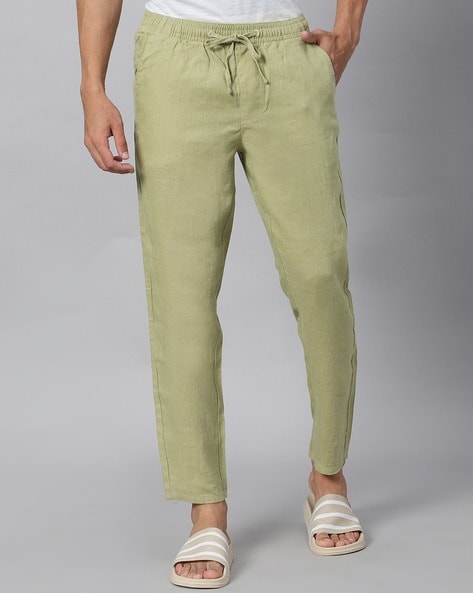 Olive Green Pants Men - Temu