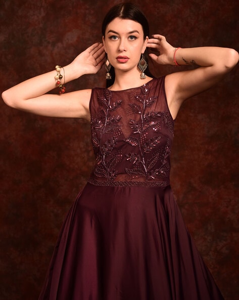 Womens maroon store dress