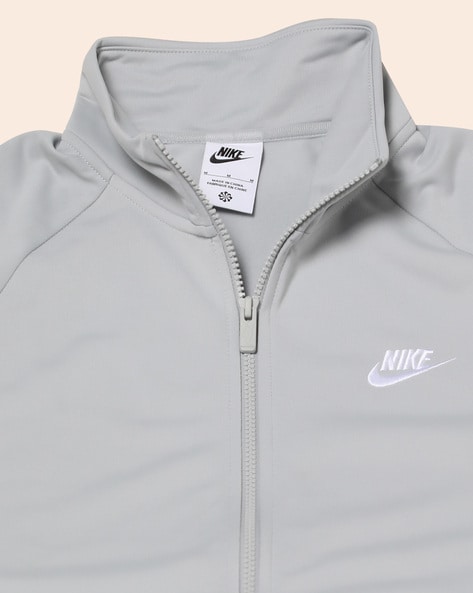 Nike tribute hot sale grey tracksuit