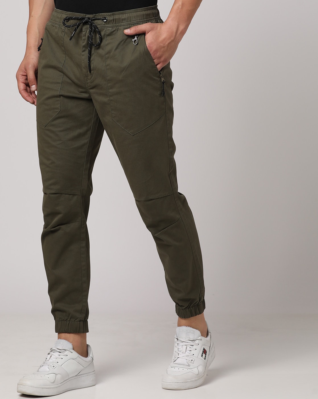 Buy Olive Green Trousers & Pants for Men by Buda Jeans Co Online