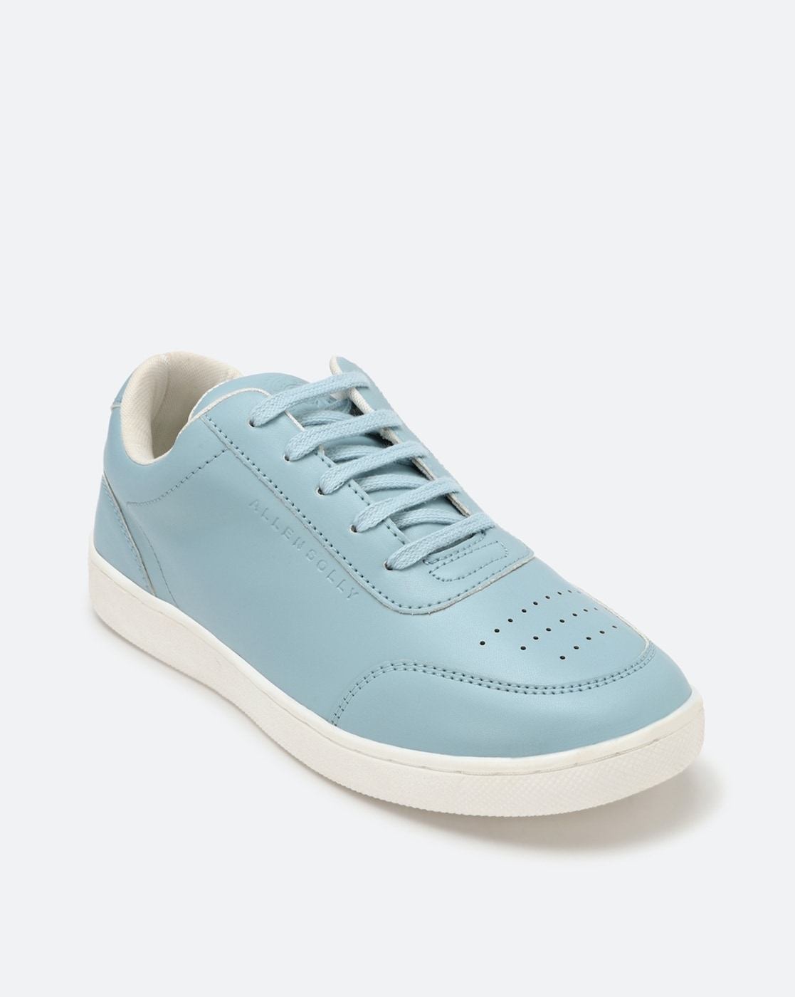 Buy ALLEN SOLLY Navy Mens Suede Lace Up Sneakers | Shoppers Stop