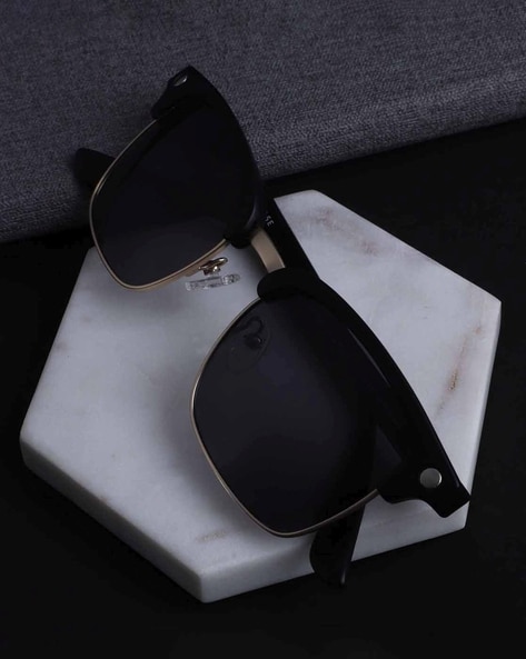 Buy AKAYI Clubmaster Sunglasses Black For Men & Women Online @ Best Prices  in India | Flipkart.com