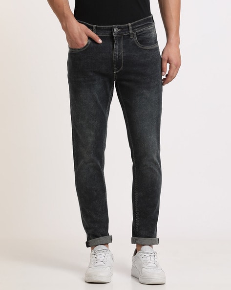 Buy Grey Jeans for Men by ALTHEORY Online