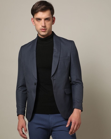 Navy Blue Blazer - relaxed fit