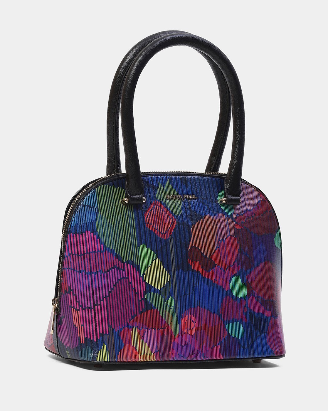 Buy SATYA PAUL Croc-Embossed Sling Bag with Detachable Strap | Black Color  Women | AJIO LUXE