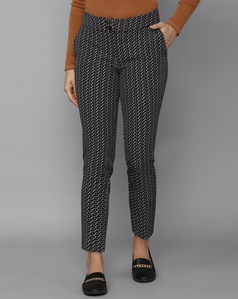 Buy Black Trousers Pants for Women by ALLEN SOLLY Online Ajio