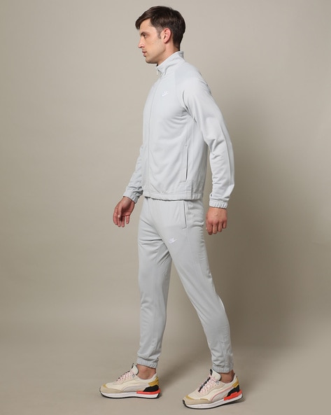 All grey best sale nike tracksuit