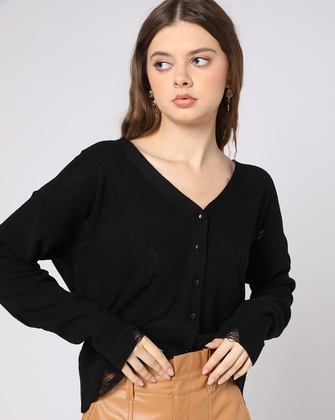 Women's fitted cardigan on sale sweaters