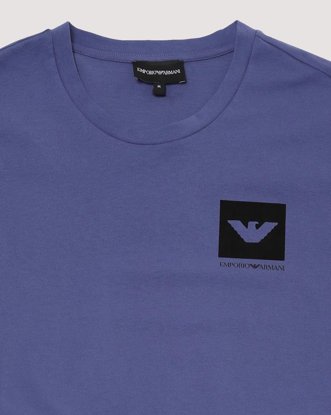 Buy EMPORIO ARMANI Regular Fit Cotton T-Shirt | Purple Color