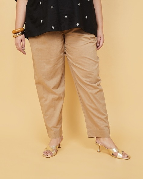 Women Pants with Drawstring Waist Price in India