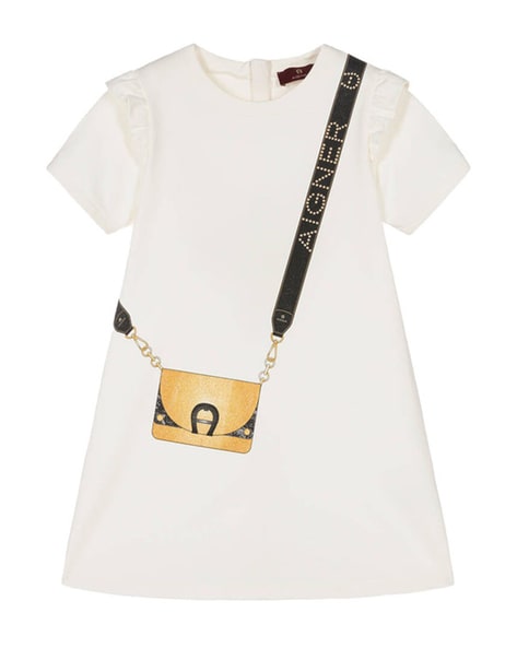 Buy Ivory Dresses Frocks for Girls by AIGNER Online Ajio