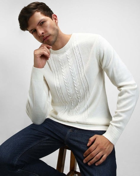Buy Off white Sweaters & Cardigans for Men by DENNISLINGO PREMIUM 