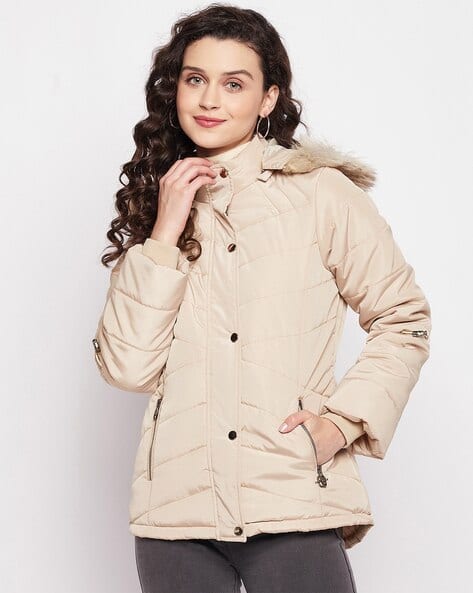 Buy Beige Jackets & Coats for Women by DUKE WOMEN'S Online | Ajio.com