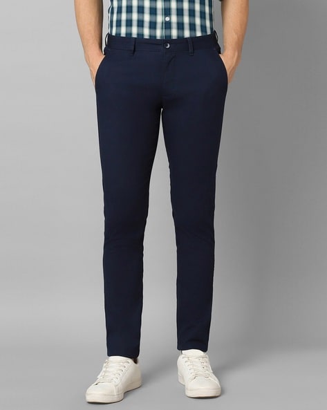 Buy Hackett London Boy Navy Solid Chinos Online - 736681 | The Collective