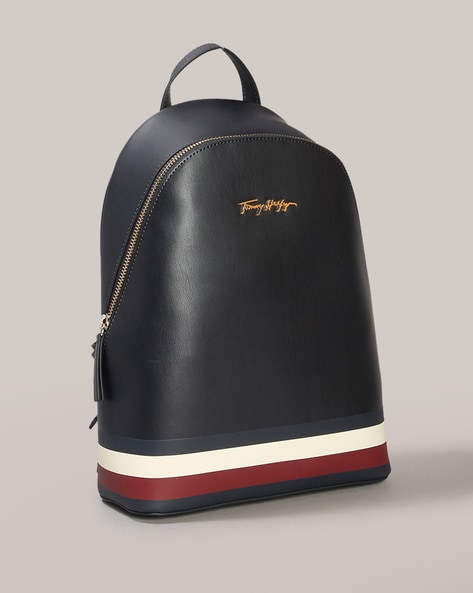 Tommy hilfiger leather discount backpack