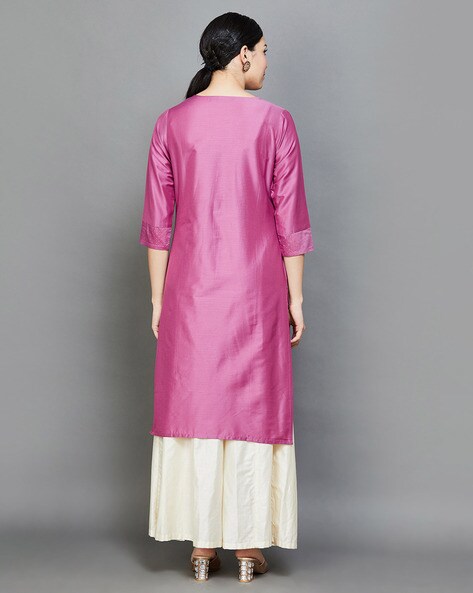 Buy Pink Kurtas & Kurtis for Women by MELANGE BY LIFESTYLE Online