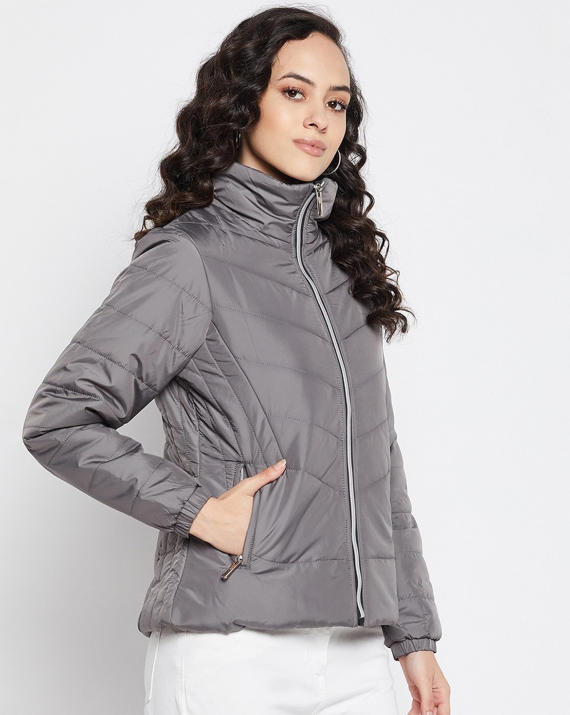 Buy Grey Jackets Coats for Women by DUKE WOMEN S Online Ajio