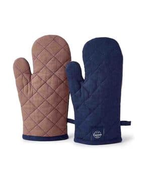 encasa Set of 2 Heat-Resistant Oven Gloves Mitts-picture-15