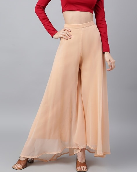 Flare To Dream Petite High Waisted Wide Leg Trousers | Oh Polly