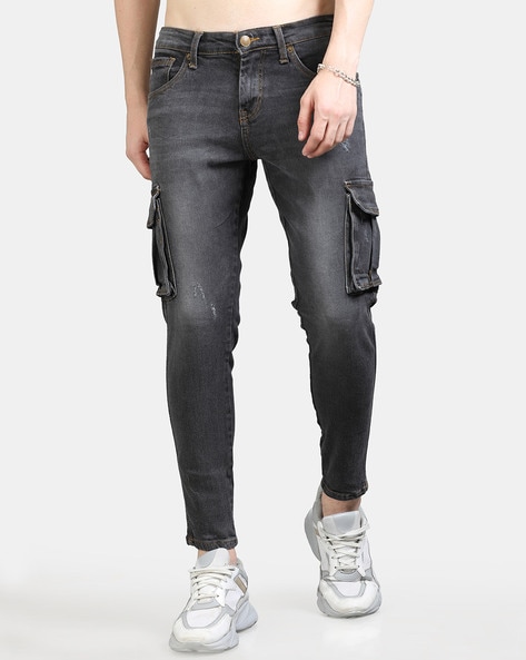 Buy Charcoal Jeans for Men by Badmaash Online