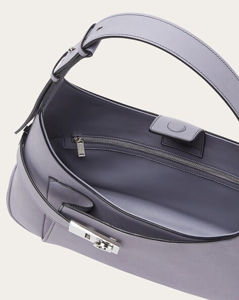 Buy FERRAGAMO Large Hobo Shoulder Bag | Lavender Color Women