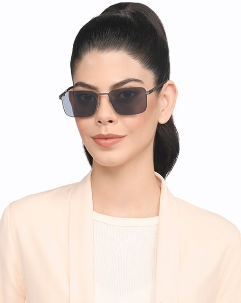 Celestra - Rectangle Flat Lens Fashion Tinted Square Sunglasses - Cramilo  Eyewear - Stylish & Trendy Eyewear