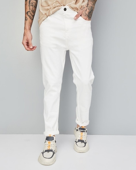Straight Fit Jeans with 5-Pocket Styling