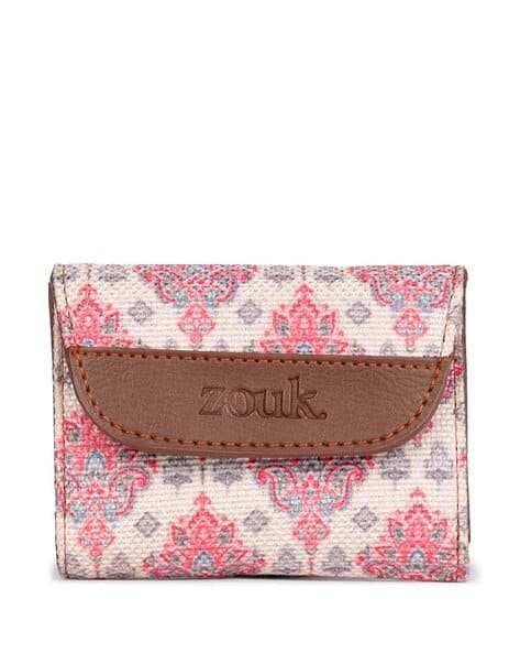 Tri-Fold Wallet with Snap Closure