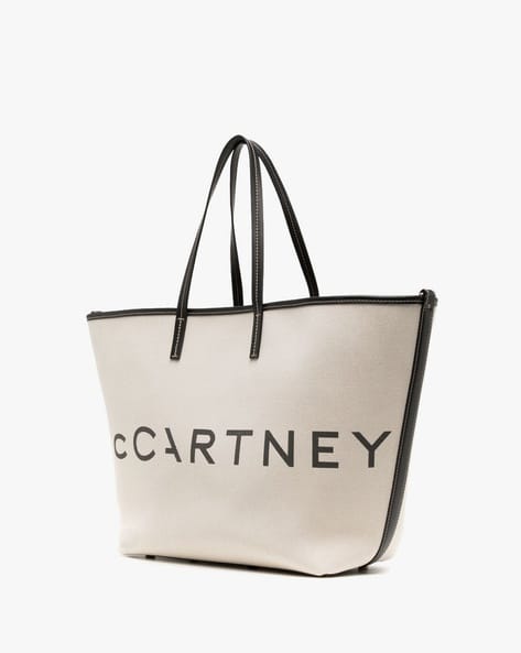 【送料&関税込】Stella McCartney Bucket Bag Eco Salt And Pep STELLA McCARTNEY Bucket Bag Eco Salt And Pepper Canvas Ecru