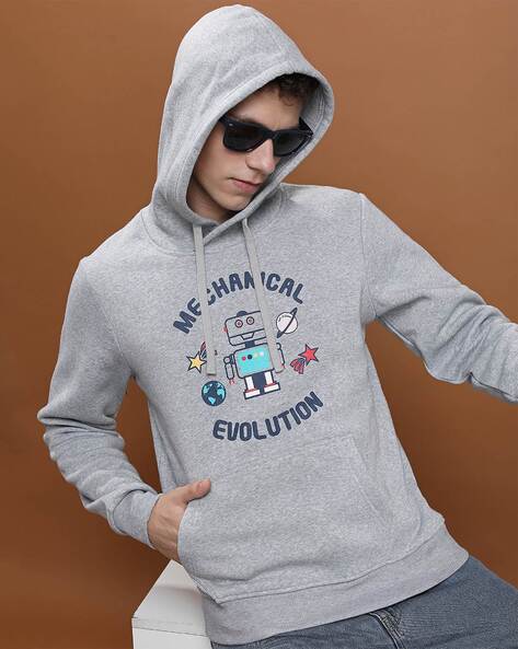 Buy Ketch Brown Hoodie Pullover Sweatshirt for Men Online at Rs