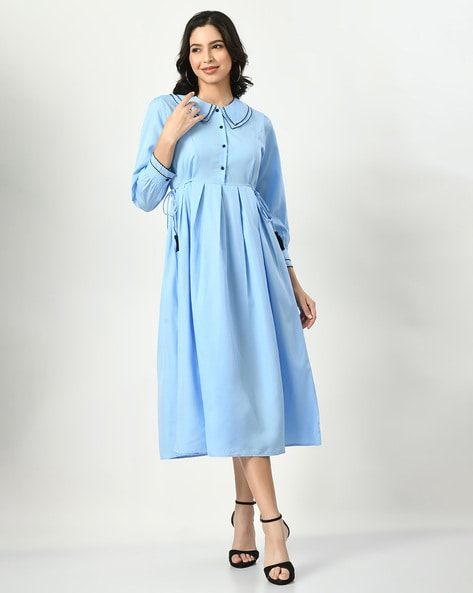 A line hotsell frock with collar