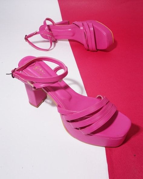 Chunky 2025 pink sandals