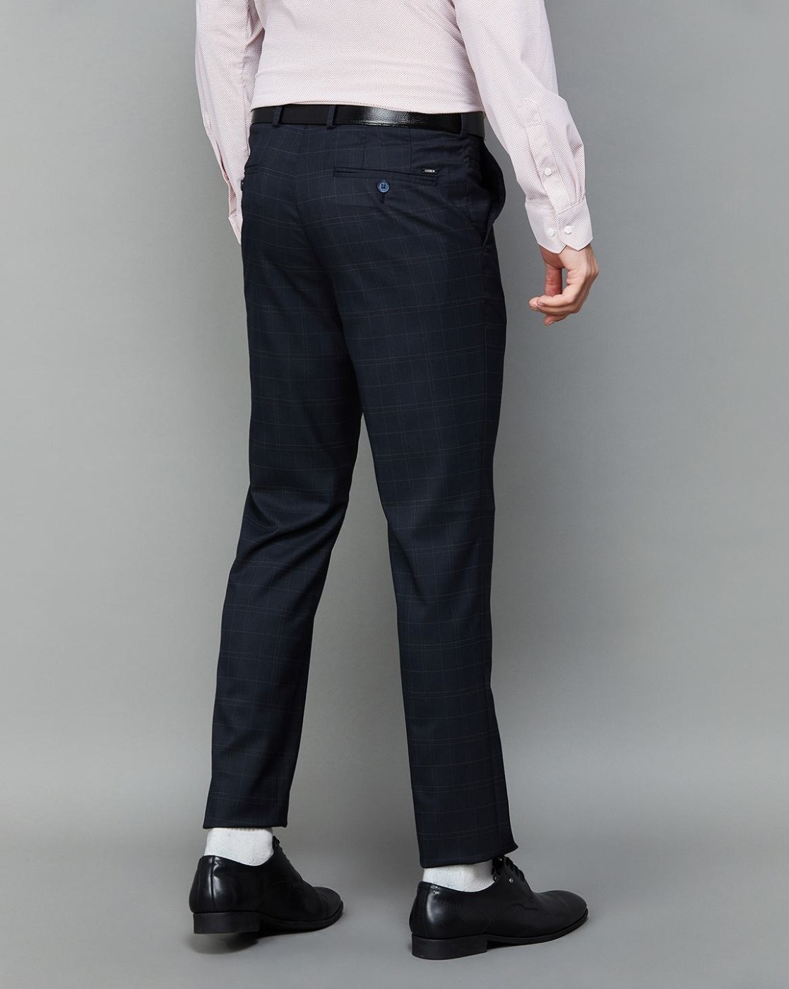 Buy Black Trousers & Pants for Men by CODE BY LIFESTYLE Online