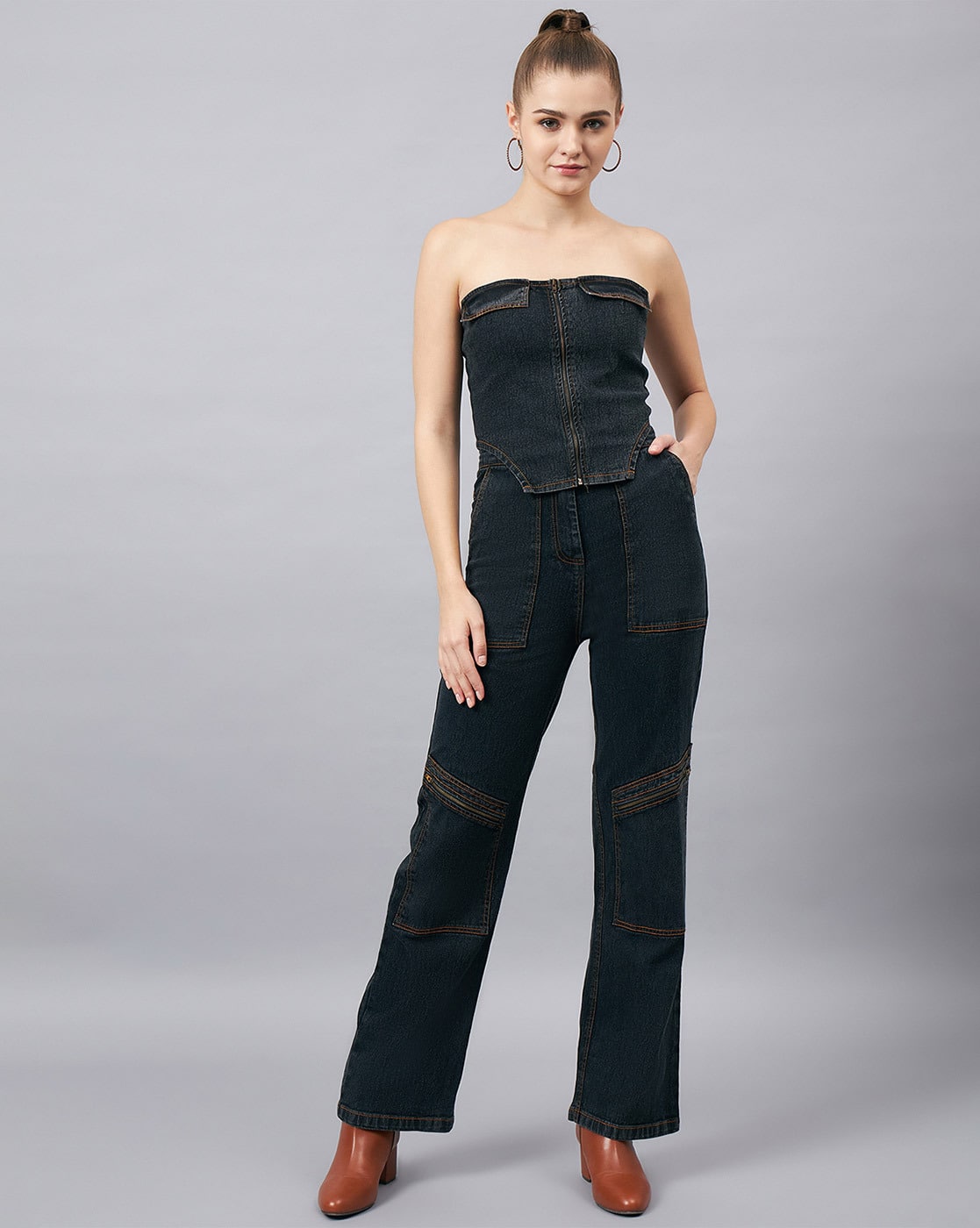 Buy Black Suit Sets for Women by ORCHID BLUES Online | Ajio.com