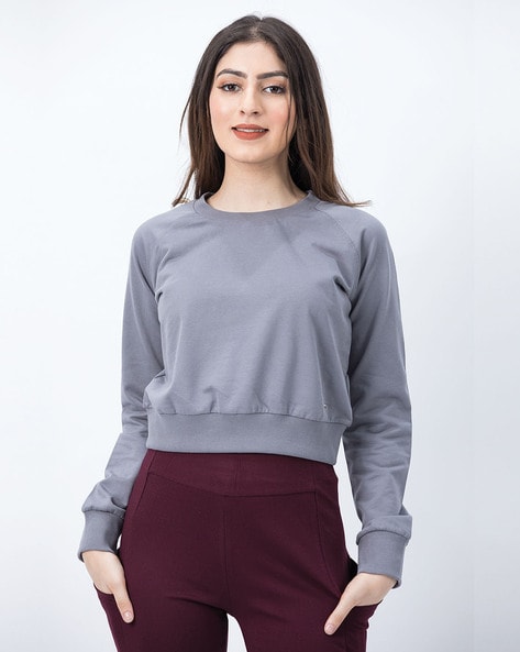 Cropped Sweatshirts - Buy Cropped Sweatshirts online in India