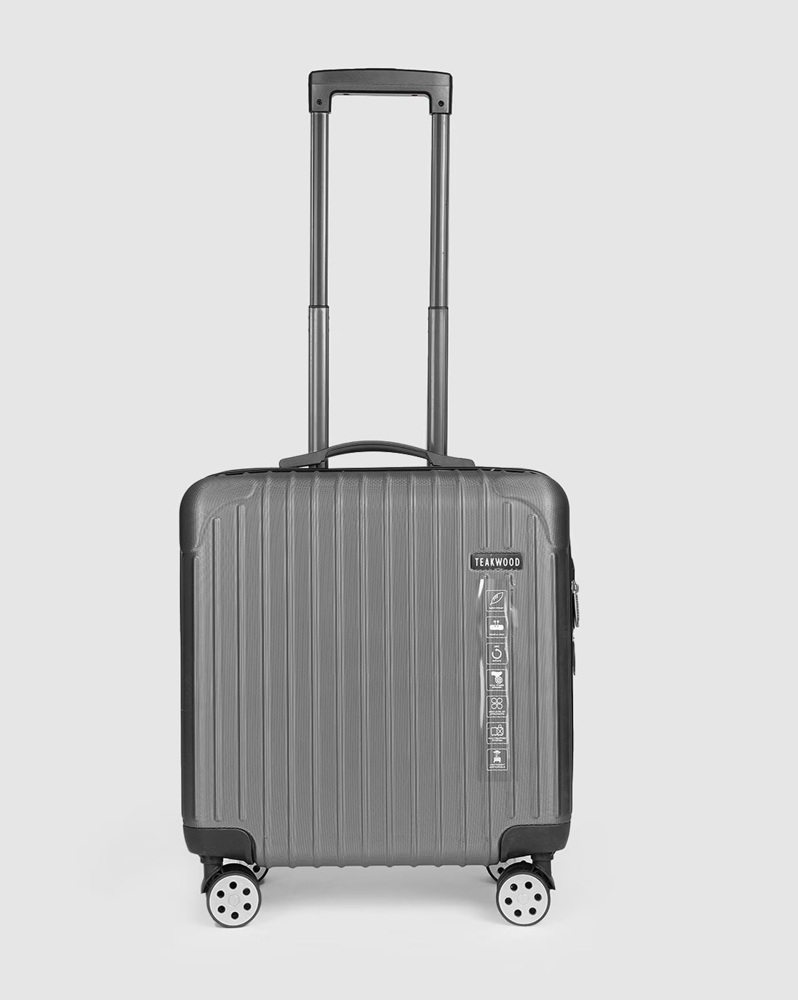 Buy Grey Luggage Trolley Bags for Men by TEAKWOOD LEATHERS Online Ajio