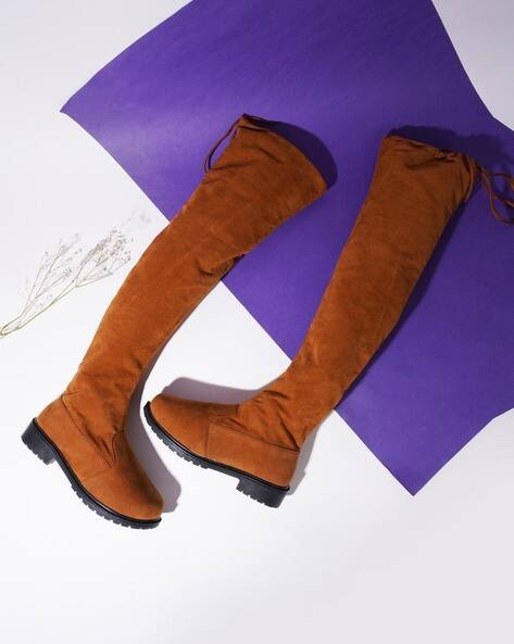 Buy Tan Boots for Women by JM LOOKS Online