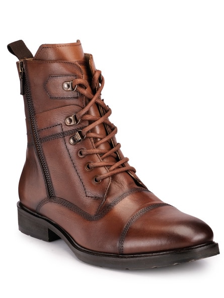 Teakwood Leathers Lace-up Boots