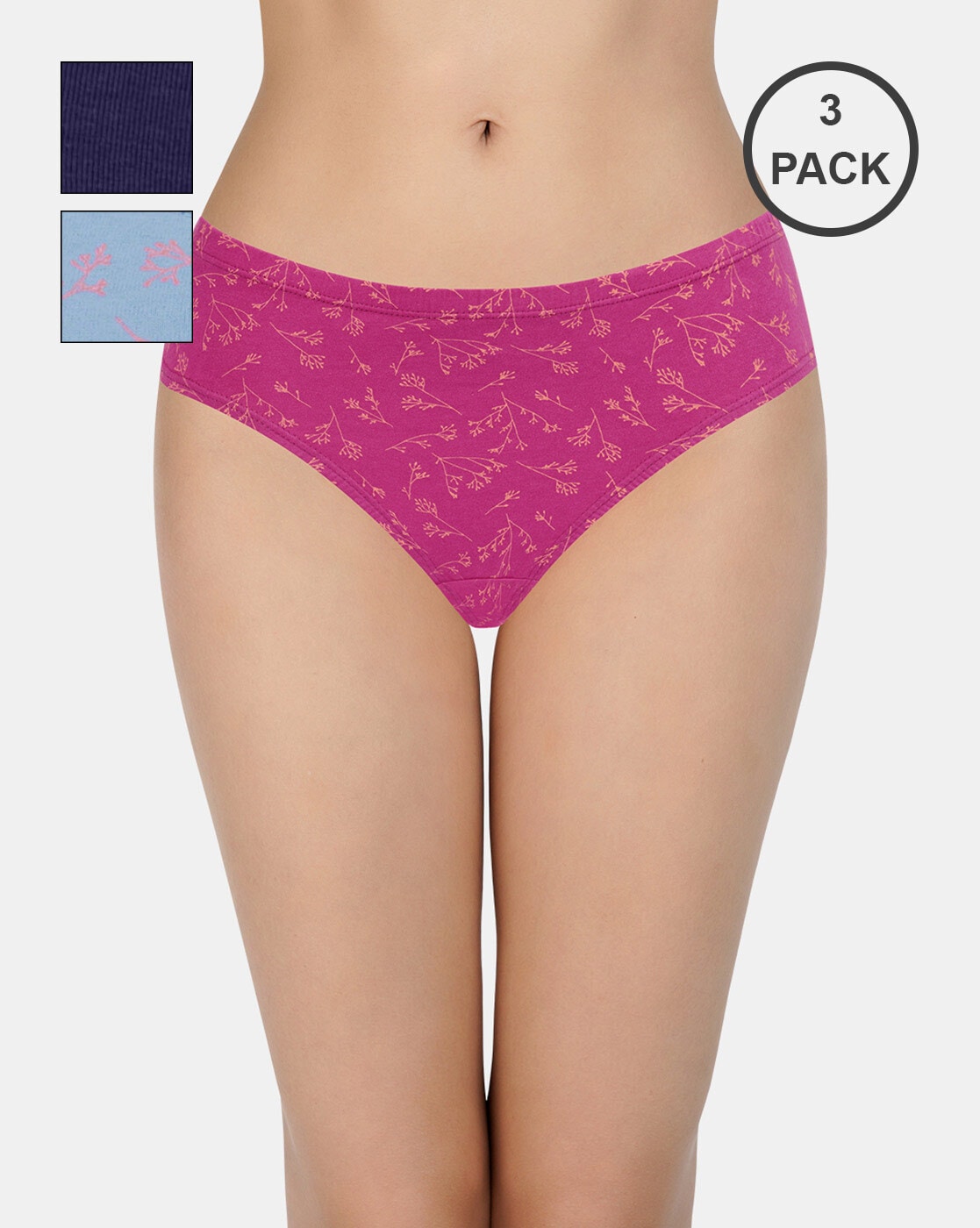 Buy Every De By Amante Pack of 3 Women Printed Bikini Briefs at Redfynd